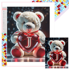 Load image into Gallery viewer, Diamond Painting - Full Square - 26 Letters Care Bear-J (30*40CM)