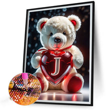 Load image into Gallery viewer, Diamond Painting - Full Square - 26 Letters Care Bear-J (30*40CM)