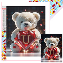 Load image into Gallery viewer, Diamond Painting - Full Square - 26 letter care bear-U (30*40CM)