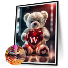 Load image into Gallery viewer, Diamond Painting - Full Square - 26 letter care bear-W (30*40CM)