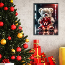 Load image into Gallery viewer, Diamond Painting - Full Square - 26 letter care bear-W (30*40CM)
