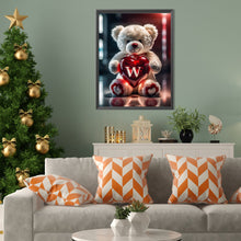 Load image into Gallery viewer, Diamond Painting - Full Square - 26 letter care bear-W (30*40CM)