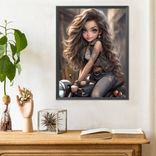 Load image into Gallery viewer, Diamond Painting - Full Round - sweet cool girl (30*40CM)