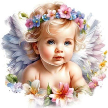 Load image into Gallery viewer, Diamond Painting - Full Round - little angel (30*30CM)