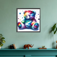 Load image into Gallery viewer, Diamond Painting - Full Round - rainbow bear (30*30CM)