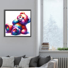 Load image into Gallery viewer, Diamond Painting - Full Round - rainbow bear (30*30CM)