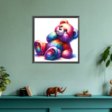 Load image into Gallery viewer, Diamond Painting - Full Round - rainbow bear (30*30CM)