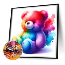 Load image into Gallery viewer, Diamond Painting - Full Round - rainbow bear (30*30CM)
