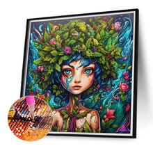 Load image into Gallery viewer, Diamond Painting - Full Round - abstract nature girl (40*40CM)