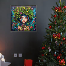 Load image into Gallery viewer, Diamond Painting - Full Round - abstract nature girl (40*40CM)