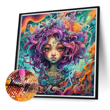 Load image into Gallery viewer, Diamond Painting - Full Round - abstract nature girl (40*40CM)