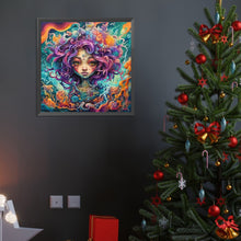 Load image into Gallery viewer, Diamond Painting - Full Round - abstract nature girl (40*40CM)