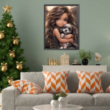 Load image into Gallery viewer, Diamond Painting - Full Square - little girl (30*40CM)