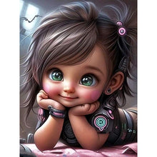 Load image into Gallery viewer, Diamond Painting - Full Square - little girl (30*40CM)