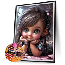 Load image into Gallery viewer, Diamond Painting - Full Square - little girl (30*40CM)