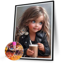 Load image into Gallery viewer, Diamond Painting - Full Square - little girl (30*40CM)