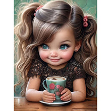 Load image into Gallery viewer, Diamond Painting - Full Square - little girl (30*40CM)