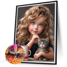 Load image into Gallery viewer, Diamond Painting - Full Square - little girl (30*40CM)