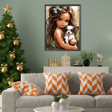 Load image into Gallery viewer, Diamond Painting - Full Square - little girl (30*40CM)