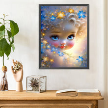 Load image into Gallery viewer, Diamond Painting - Full Round - curly hair big eyed girl (30*40CM)