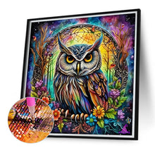 Load image into Gallery viewer, Diamond Painting - Full Round - Forest animals-owls (40*40CM)