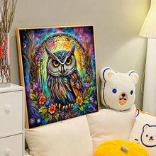 Load image into Gallery viewer, Diamond Painting - Full Round - Forest animals-owls (40*40CM)
