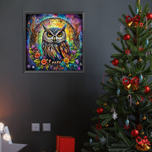 Load image into Gallery viewer, Diamond Painting - Full Round - Forest animals-owls (40*40CM)