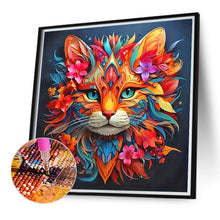 Load image into Gallery viewer, Diamond Painting - Full Round - Forest animals-kitten (40*40CM)