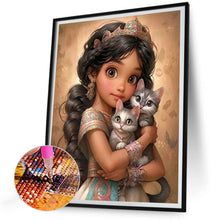 Load image into Gallery viewer, Diamond Painting - Full Round - Sweet big eyed girl (30*40CM)