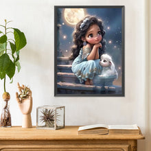 Load image into Gallery viewer, Diamond Painting - Full Round - Sweet big eyed girl (30*40CM)