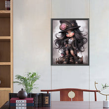 Load image into Gallery viewer, Diamond Painting - Full Round - sweet cool girl (40*50CM)