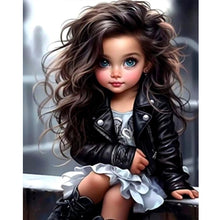 Load image into Gallery viewer, Diamond Painting - Full Round - sweet cool girl (40*50CM)