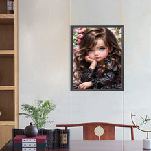 Load image into Gallery viewer, Diamond Painting - Full Round - sweet cool girl (40*50CM)