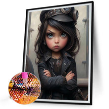 Load image into Gallery viewer, Diamond Painting - Full Round - sweet cool girl (40*50CM)