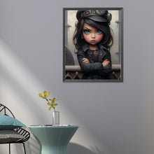 Load image into Gallery viewer, Diamond Painting - Full Round - sweet cool girl (40*50CM)
