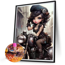 Load image into Gallery viewer, Diamond Painting - Full Round - sweet cool girl (40*50CM)