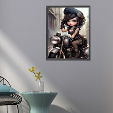 Load image into Gallery viewer, Diamond Painting - Full Round - sweet cool girl (40*50CM)