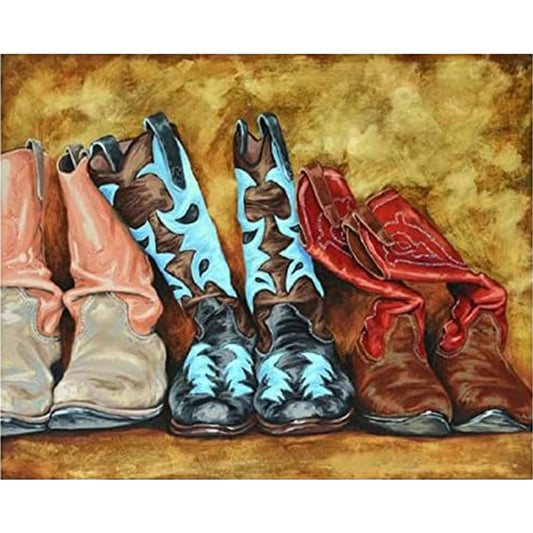 Diamond Painting - Full Square - boots (50*40CM)