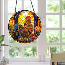 Load image into Gallery viewer, Acrylic Rooster Single-Sided Crystal Hanging Home Wall Decor for Home Wall Decor