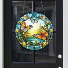 Load image into Gallery viewer, Acrylic Butterfly Single-Sided Diamond Painting Hanging Pendant for Wall Decor