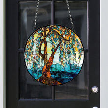 Load image into Gallery viewer, Acrylic Willow Tree Single-Sided Diamond Art Hanging Pendant for Home Wall Decor