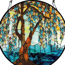 Load image into Gallery viewer, Acrylic Willow Tree Single-Sided Diamond Art Hanging Pendant for Home Wall Decor