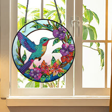 Load image into Gallery viewer, Acrylic Bird Single-Sided Diamond Painting Hanging Pendant for Home Wall Decor