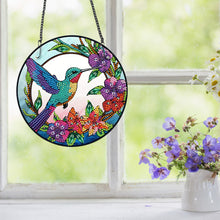 Load image into Gallery viewer, Acrylic Bird Single-Sided Diamond Painting Hanging Pendant for Home Wall Decor