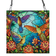 Load image into Gallery viewer, Acrylic Bird Single-Sided Diamond Painting Hanging Pendant for Home Wall Decor