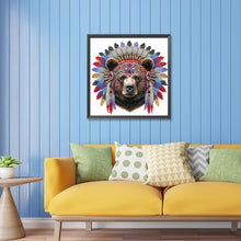 Load image into Gallery viewer, Diamond Painting - Partial Special Shaped - indian bear (30*30CM)