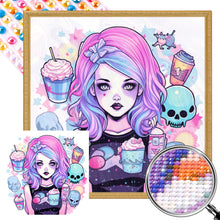 Load image into Gallery viewer, AB Diamond Painting - Full Round - modern girl (40*40CM)