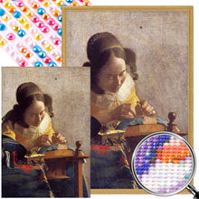 Load image into Gallery viewer, AB Diamond Painting - Full Round - woman at work (50*70CM)
