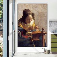 Load image into Gallery viewer, AB Diamond Painting - Full Round - woman at work (50*70CM)