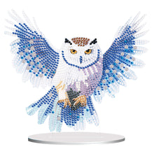 Load image into Gallery viewer, Acrylic Diamond Painting Desktop Ornament for Home Office Desktop Decor (Owl)